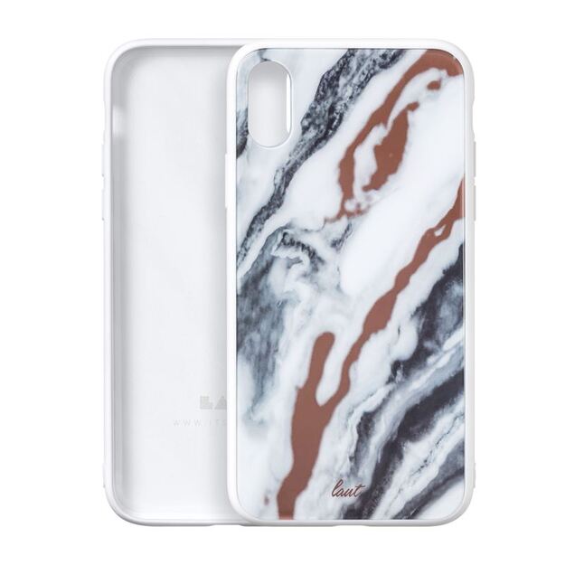 Laut MINERAL GLASS – iPhone Xs Max dėklas (Mineral White)