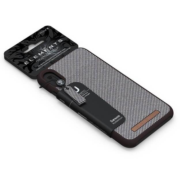 Nordic Elements Saeson Idun – dėklas, skirtas iPhone XR (tamsiai rudas modelis 1) 6