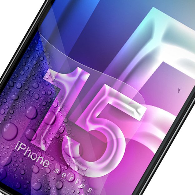 3mk Silky Matt Pro - matinė apsauginė plėvelė iPhone 15 Pro 3