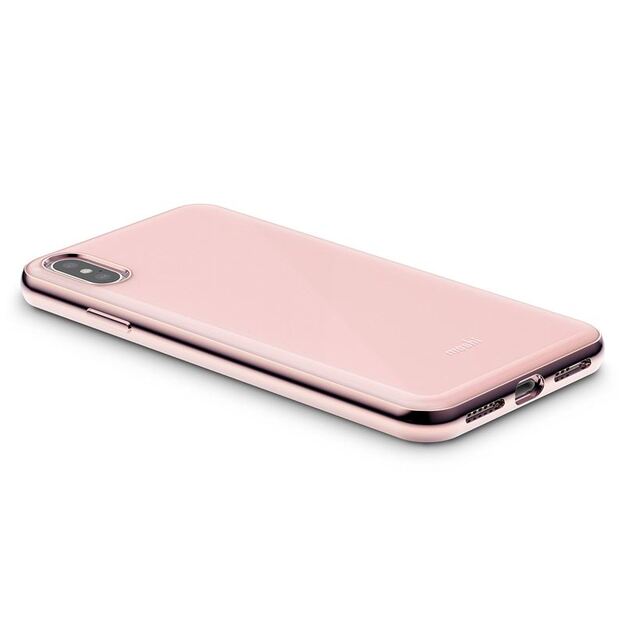 Moshi iGlaze – dėklas, skirtas iPhone Xs Max (Taupe Pink)