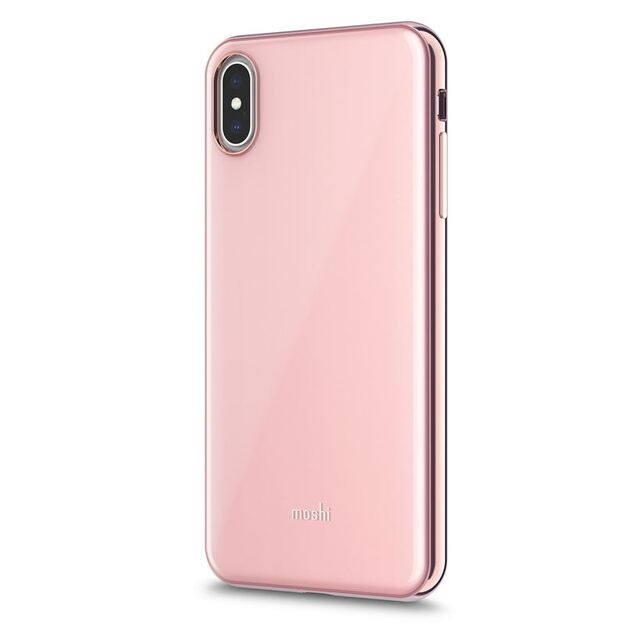 Moshi iGlaze – dėklas, skirtas iPhone Xs Max (Taupe Pink)