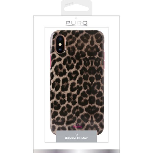 PURO Glam Leopard dangtelis – dėklas, skirtas iPhone Xs Max (Leo 2) 4