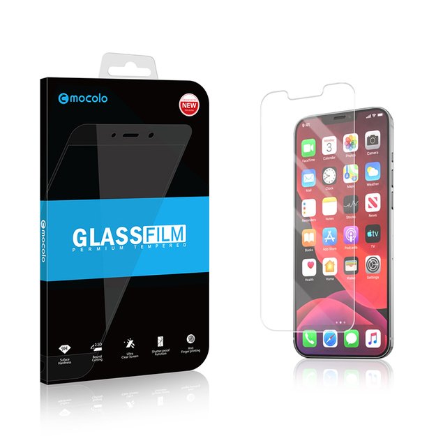 Mocolo 2.5D Clear Glass – apsauginis stiklas skirtas iPhone 13 / 13 Pro