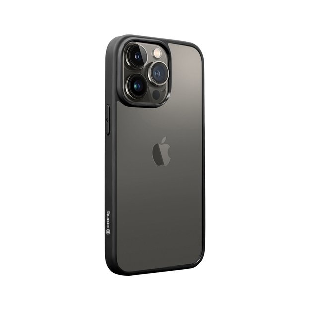 Crong skaidrus dangtelis – iPhone 13 Pro Max dėklas (juodas) 5