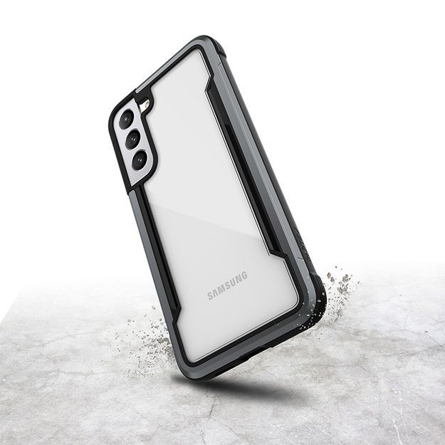 X-Doria Raptic Shield Pro – dėklas, skirtas Samsung Galaxy S22+ 5G (antimikrobinė apsauga) (juodas) 8