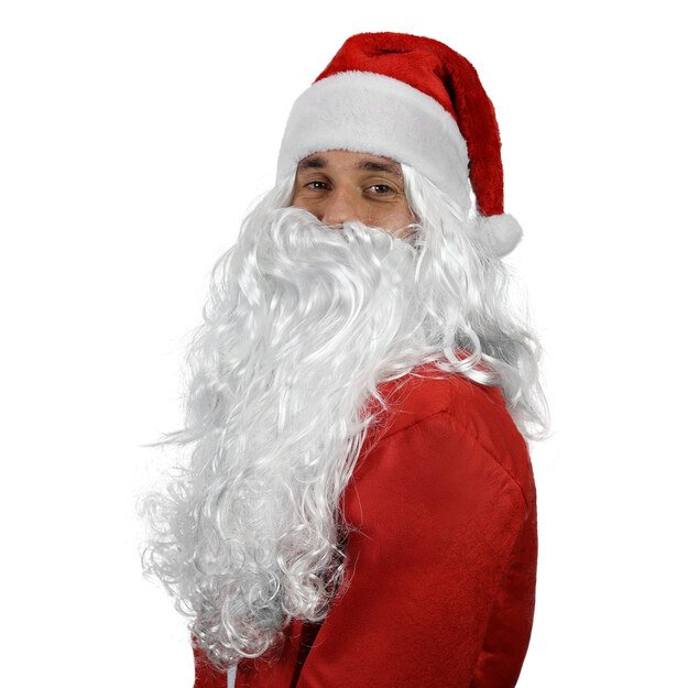 Santa wig with beard for adults