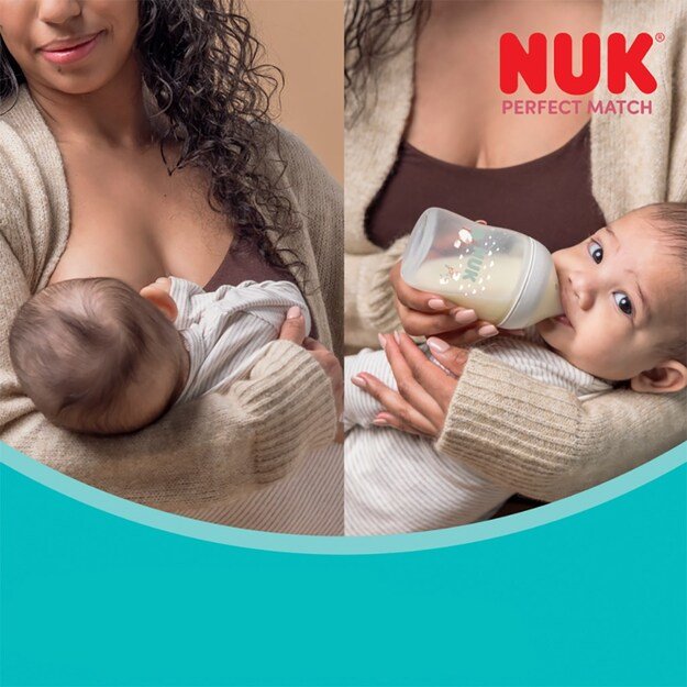 NUK Perfect Match Temperature Control Baby Bottle 150 ml Sheep 3