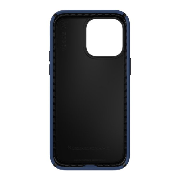 Speck Presidio2 Pro – iPhone 14 Pro Max dėklas su MICROBAN danga (Coastal Blue / Black / White) 36