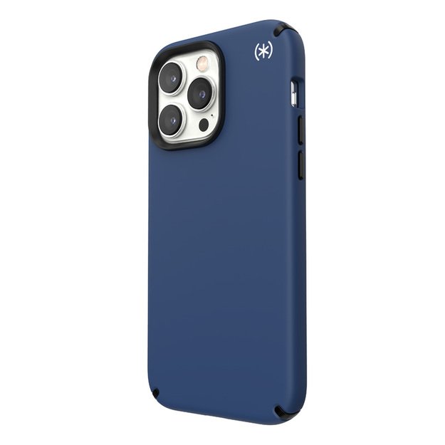 Speck Presidio2 Pro – iPhone 14 Pro Max dėklas su MICROBAN danga (Coastal Blue / Black / White) 30