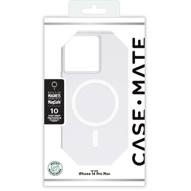 Case-Mate Tough Clear MagSafe – dėklas, skirtas iPhone 14 Pro Max (skaidrus)