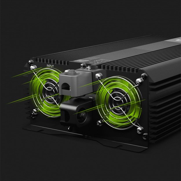 Green Cell - Voltage converter Inverter PRO 12V to 230V 2000W/4000W Modified sine wave 4