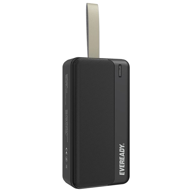 Eveready PX30B – Powerbank 30000 mAh 2x USB-A (juoda) 7
