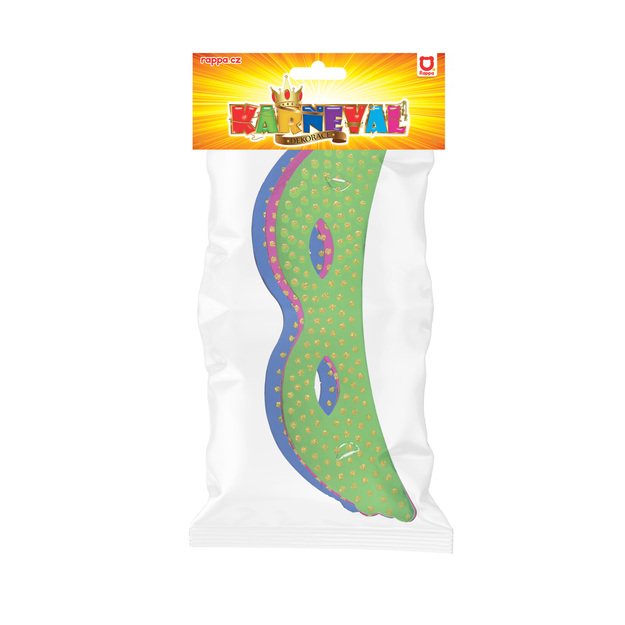 the paper mask Gold dots, 6 pcs in a bag