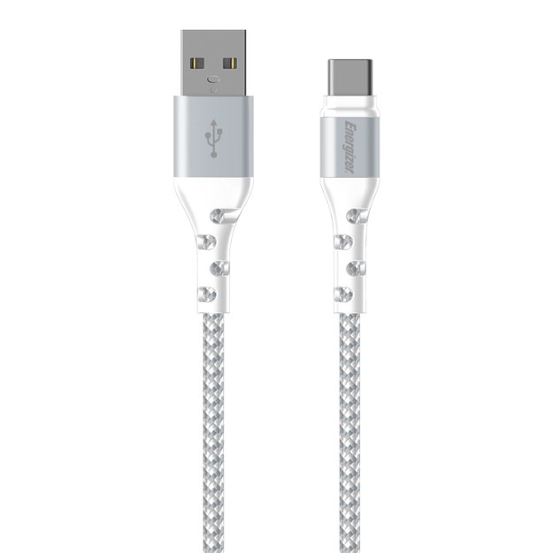 Energizer Ultimate – USB-A į USB-C jungties laidas 2 m (baltas)