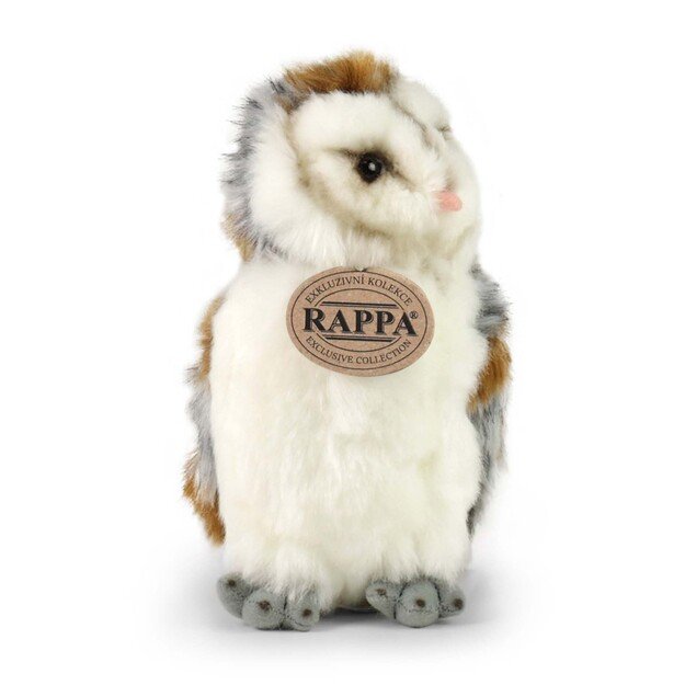 Plush common barn owl 17 cm ECO-FRIENDLY