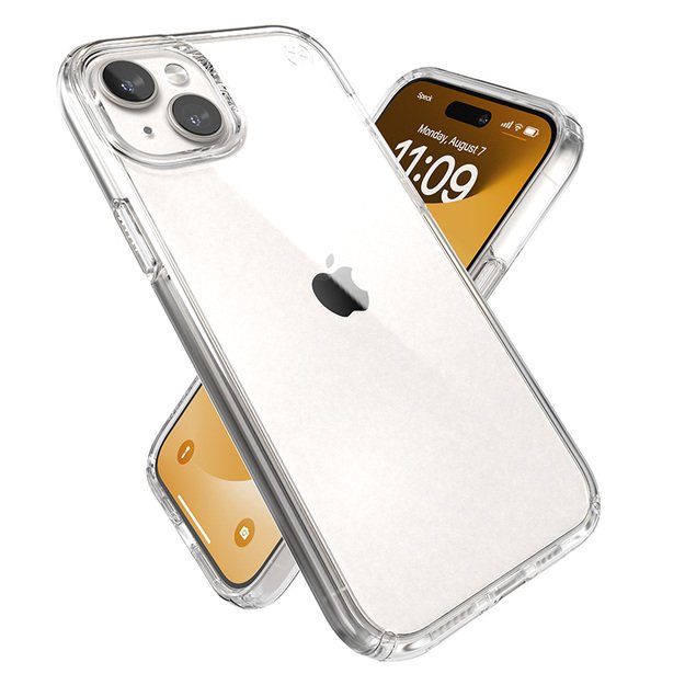 Speck Presidio Perfect-Clear – dėklas, skirtas iPhone 15 Plus / iPhone 14 Plus (Clear)