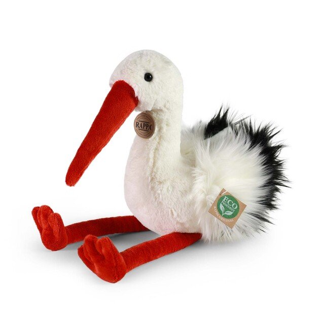 Plush stork 28 cm ECO-FRIENDLY