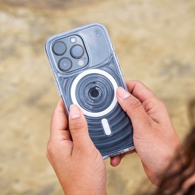 STM Reawaken Ripple MagSafe – dėklas, skirtas iPhone 15 (skaidrus) 48