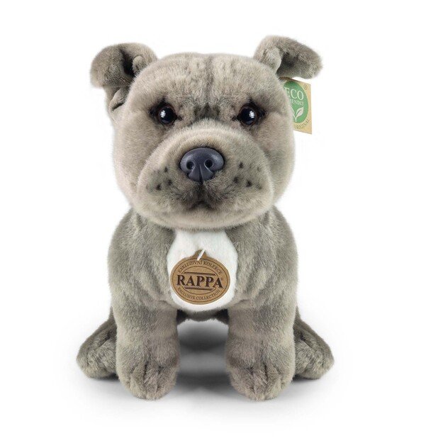 Plush Staffordshire Bull Terrier gray 30 cm ECO-F.