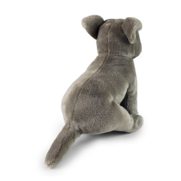 Plush Staffordshire Bull Terrier gray 30 cm ECO-F.