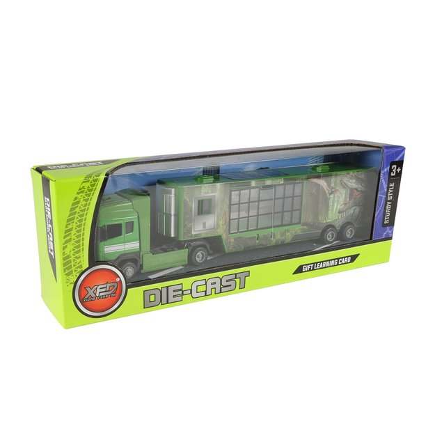 Car truck metal/plastic with dinosaur motif II.