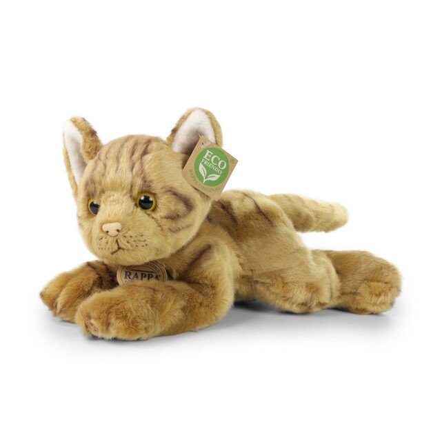 Plush brown cat 30 cm ECO-FRIENDLY