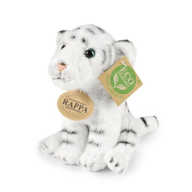 Plush white tiger 15 cm ECO-FRIENDLY