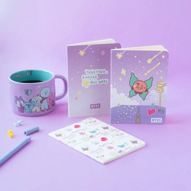 BT21 - Set of A6 SHOOKY notebooks (3 pieces) 6