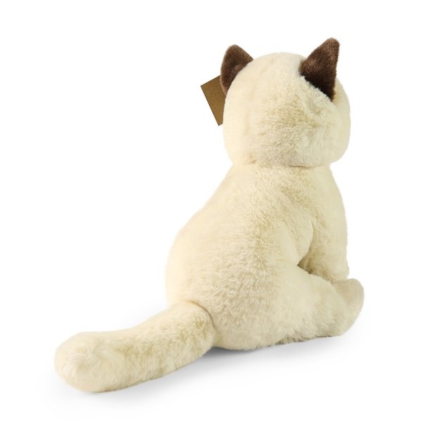 Rappa - Plush realistic mascot Ragdoll cat sitting 23 cm Eco-Friendly Soft Collection 4
