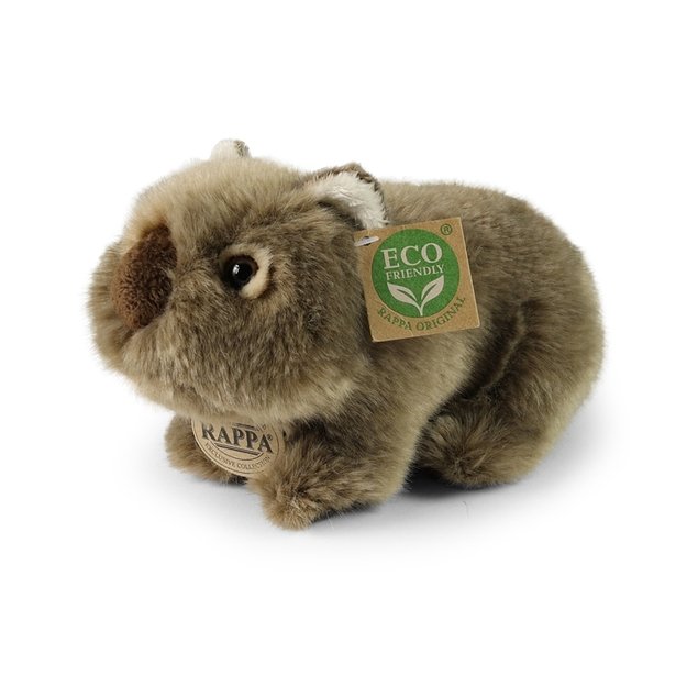 Rappa - Realistic Plush Wombat 20 cm Eco-Friendly 1