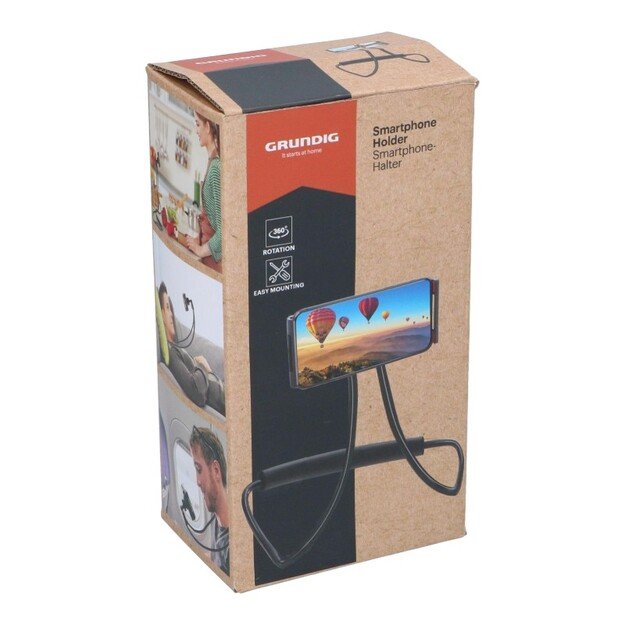 Grundig - Flexible, adjustable smartphone holder (black) 2