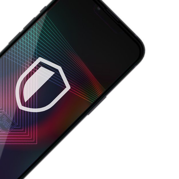 3mk HardGlass Max Lite – grūdintas stiklas, skirtas iPhone 13 / iPhone 13 Pro (juodas) 6