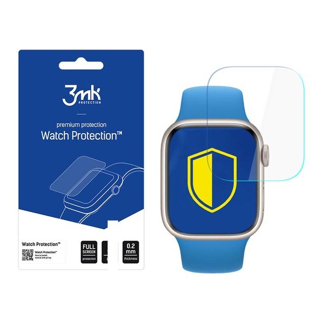 3mk Watch Protection ARC+ - Apsauginė plėvelė Apple Watch 7 41mm (3 vnt.)