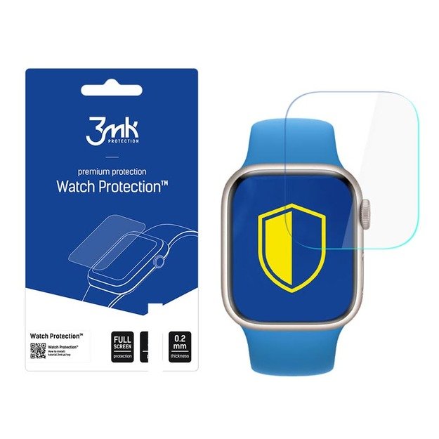 3mk Watch Protection ARC+ - Apsauginė plėvelė Apple Watch 7 41mm (3 vnt.) 3