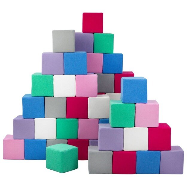 Foam cubes - set of 45 large foam cubes Pyramida uni