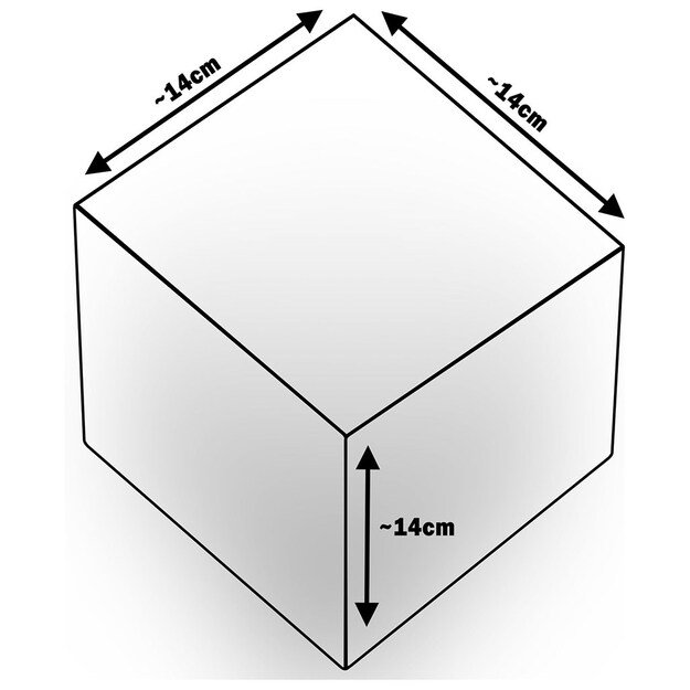 Foam cubes - set of 45 large foam cubes Pyramida uni 7