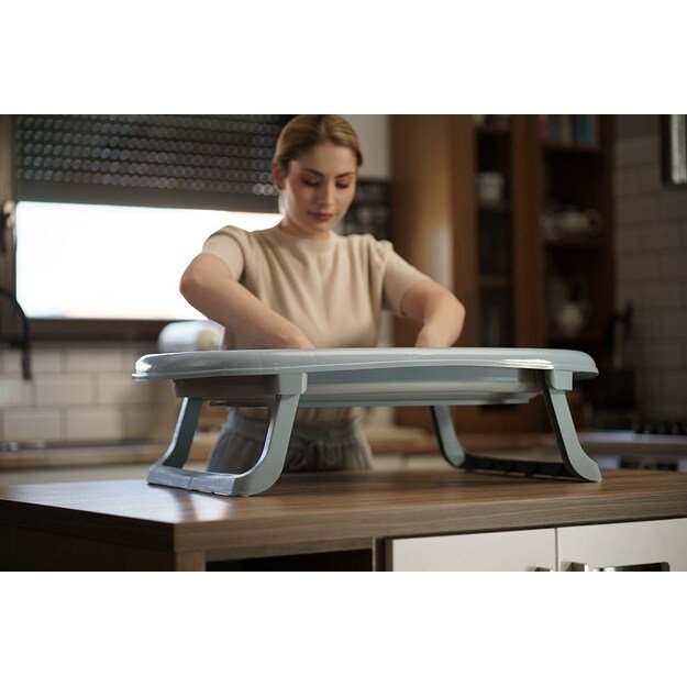 Foldable plastic baby bath Tega Baby grey 4