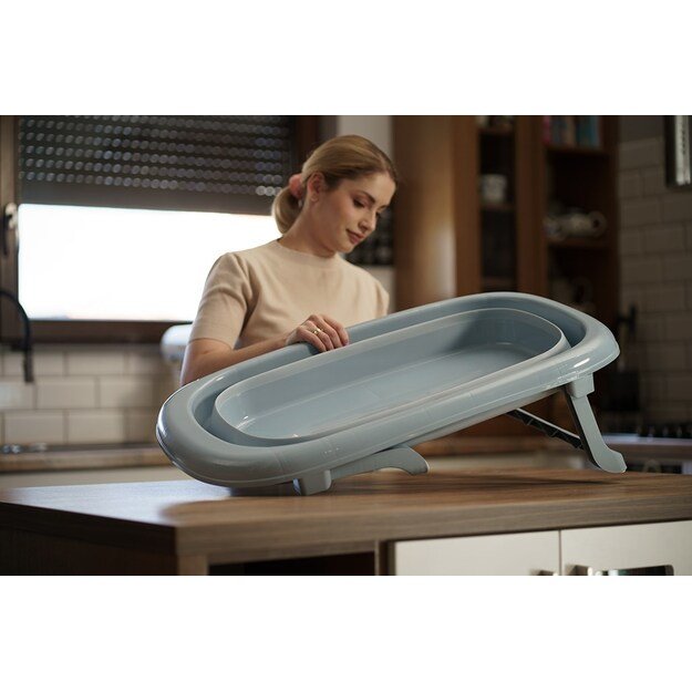 Foldable plastic baby bath Tega Baby grey 5