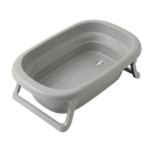 Foldable plastic baby bath Tega Baby grey