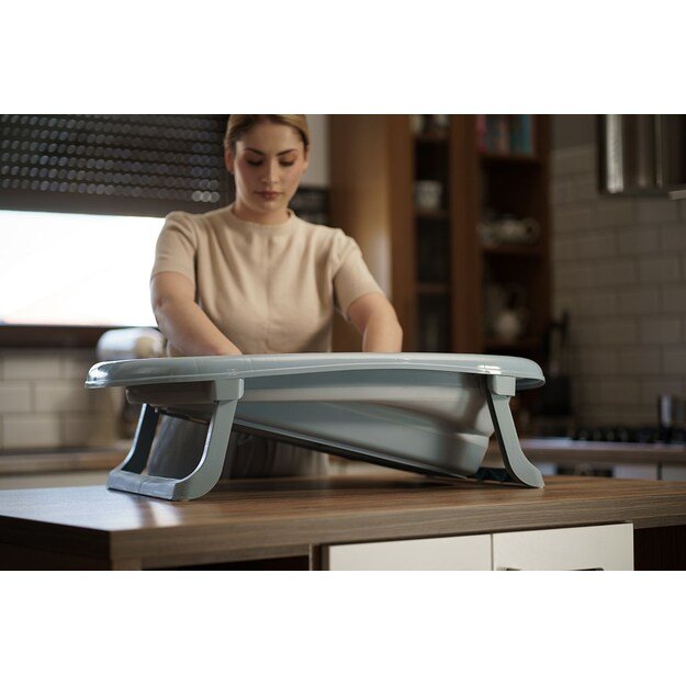 Foldable plastic baby bath Tega Baby grey 3