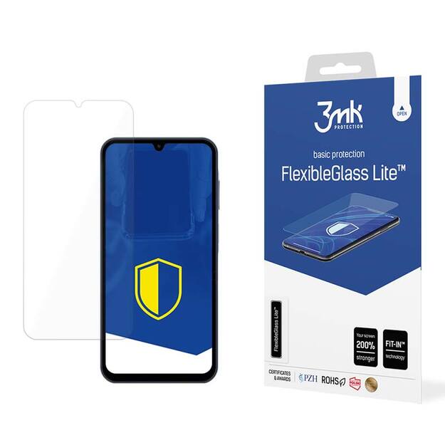 3mk FlexibleGlass Lite – hibridinis stiklas, skirtas Samsung Galaxy A15 5G 3