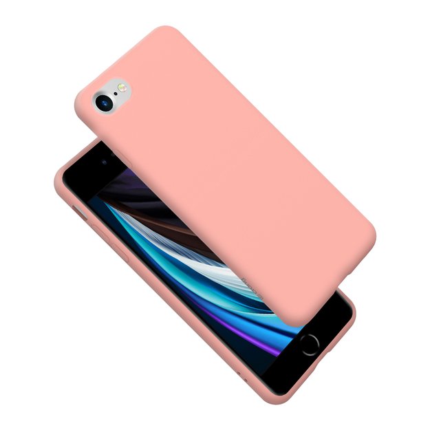 Crong Color Cover - Flexible Cover for iPhone 8/7 (Sand Pink)