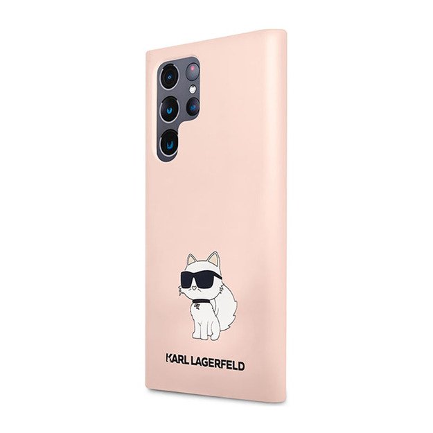 Karl Lagerfeld Silicone NFT Choupette - Case for Samsung Galaxy S23 Ultra (Pink)