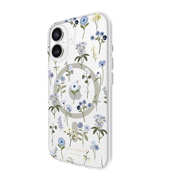 Kate Spade New York Protective MagSafe – dėklas, skirtas iPhone 16 (Precious Bloom)
