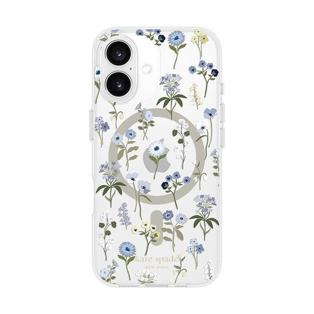 Kate Spade New York Protective MagSafe – dėklas, skirtas iPhone 16 (Precious Bloom)