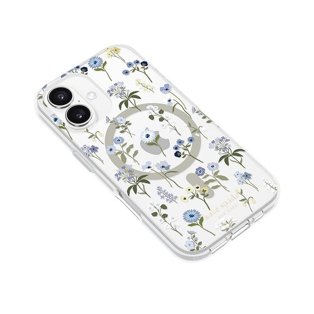 Kate Spade New York Protective MagSafe – dėklas, skirtas iPhone 16 (Precious Bloom)