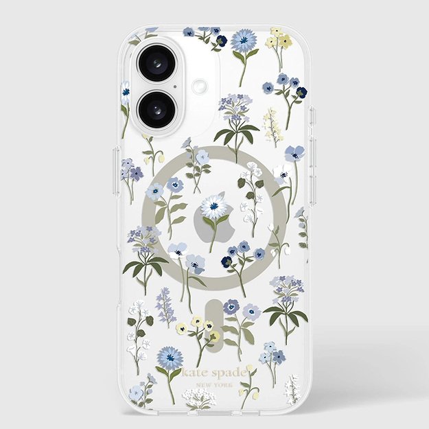 Kate Spade New York Protective MagSafe – dėklas, skirtas iPhone 16 (Precious Bloom)