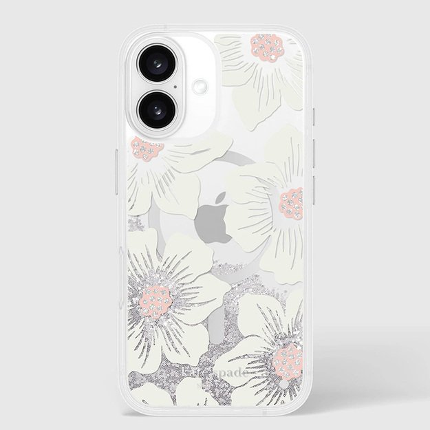 Kate Spade New York Liquid Glitter MagSafe – dėklas, skirtas iPhone 16 (Hollyhock) 18