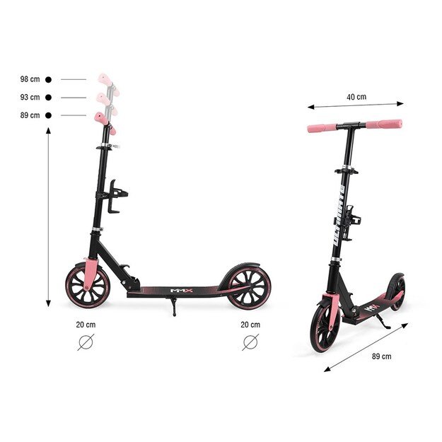 Children s scooter Milly Mally ULTIMATE pink