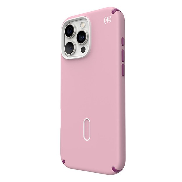 Speck Presidio2 Pro ClickLock & MagSafe – dėklas, skirtas iPhone 16 Pro Max (trečiadienio rožinė / Boysenberry violetinė / balta) 23